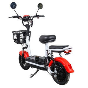 Scooter électrique chinois de 14 pouces pour adultes, vélo électrique avec batterie portable 48V 12A, cadre en acier, vélo électrique de ville - Product Image 3