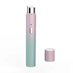 Mini Beauty Apparaat Verwarming Oogzorg Rimpel Gum Donkere Kringen Verwijderen Machine Elektrische Rood Licht Ionische Oog Massagepen