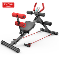 ZHOYA Ab Ceinture Abdominale máquina de ejercicio Abdominizer músculos abdominales Delgado funcional Crunch entrenador máquina de ejercicio