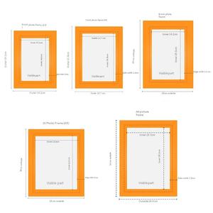 Cadres <span class=keywords><strong>photo</strong></span> en carton multicolores pour projets DIY et activités scolaires, présentoirs de photos de mariage - Product Image 2