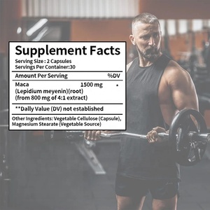 Capsule di Maca OEM per il Potenziamento della Fertilità Maschile, Supporto per la Libido e le Prestazioni Ottimali, Pillola Naturale per il Vigore Maschile - Product Image 6