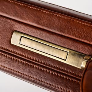 Glary người đàn ông của da đen Vali chất lượng cao cổ điển da Vali Attache trường hợp cho doanh nghiệp với thiết kế đơn giản - Product Image 3