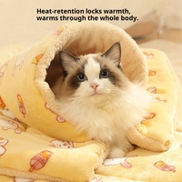 Couverture d'hiver solide et imperméable pour chats et chiens Couverture de chenil pour chiens et chats Tapis de couchage écologique