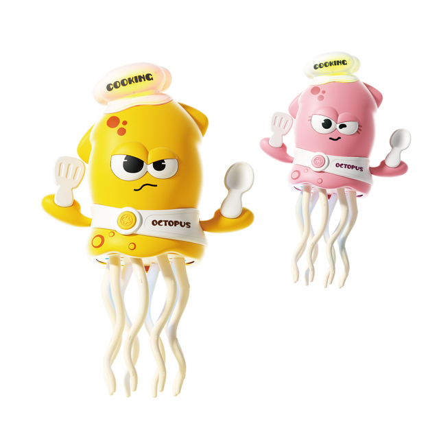 QS New Design Preschool Colorful Light Plastic Kids 3+ Ages Cartoon Electric B/O Dancing Cooking Animal Toys With Music
