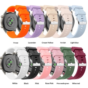 <span class=keywords><strong>Bracelet</strong></span> de <span class=keywords><strong>montre</strong></span> de sport en silicone, 20 mm, boucle à tête plate universelle, pour hommes et femmes, compatible avec Huami <span class=keywords><strong>Garmin</strong></span> Twill - Product Image 2