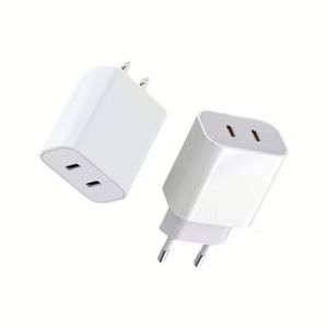 Dual <b>Type</b> <b>C</b> Wall Charger 40W PD QC3.0 Fast Charging <b>USB</b> <b>C</b> Mobile Phone Wall Adapter - Product Image 6