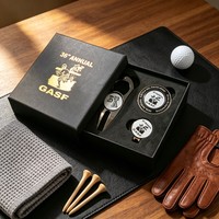 Outil de réparation de divots de golf pliable en métal moulé sous pression personnalisé, avec clip ceinture, logo laser plat vierge et décapsuleur inclus