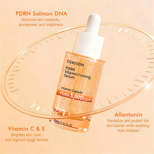 เซรั่มกระชับผิว OEM PDRN วิตามินแคปซูล ช่วยให้ผิวกระจ่างใส เรียบเนียน เซรั่มบำรุงผิวหน้า PDRN ไฮยาลูรอนิก แอซิด เปปไทด์ - Product Image 2