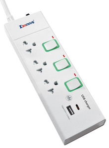 Thailand Outlet Enchufe de 4 entradas con cargador rápido Puertos USB A y tipo C Cables de alimentación y extensión Tipo de extremo hembra <span class=keywords><strong>IEC</strong></span> - Product Image 5