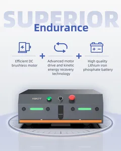 100kg Load Capacity AGV Robot Automated Guided Vehicle AGV Small Fast Industrial Robot Chassis Agv Robot Base Moving AMR