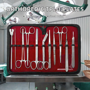 Placas de Osteotomía Ortopédicas de Acero para Nivelación del Tíbulo, Placas TPLO Estilo Slocum, JIGS Manual para Instrumentos de Cirugía Veterinaria - Product Image 2
