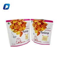 Sac d'emballage de collation en PET laminé imprimé personnalisé joint de gousset de fond de qualité alimentaire feuille d'aluminium pour Biscuits croustilles