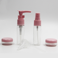 6Pcs Perjalanan Perjalanan Bisnis Mini Portable Tahan Lama Dapat Digunakan Kembali Kosong Botol Kosmetik Set