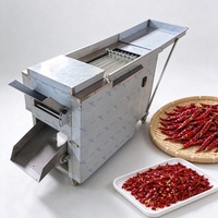 Mesin Pemotong Cabai untuk Dapur Restoran, Pemotong Sayuran Stainless Steel, Pengiris, Penghancur 400-500kg/jam Elektrik