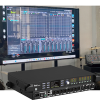 Carte d'amplification audio-vidéo et d'éclairage professionnelle / Barre de son avec processeur audio numérique pour enceintes JBL, fabriquée en métal durable