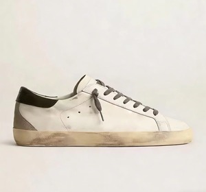 2026 New Premium Distressed White Leather Low-Top Sneakers Multi-Color & Print Options Casual <b>Shoes</b> - Product Image 5