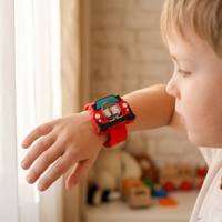 Reloj de Pulsera Deportivo de Silicona y PVC con Diseño de Dinosaurio y Fútbol, Ideal como Premio Escolar