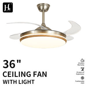 Ventilador de Techo con Lámpara LED Moderna de 42 Pulgadas con Control Remoto, Motor BLDC, Alto CRI 97, 6 Velocidades, Aspas Retráctiles y Regulable - Product Image 2