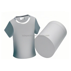 Caja de regalo de lujo personalizada, embalaje de papel, ropa interior, caja de tubo de cartón, caja de papel cilíndrica para camisetas - Product Image 3