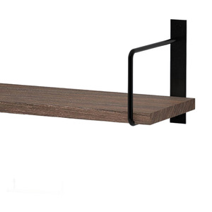 <b>Wall</b>-<b>mounted</b> Three-tier Floating <b>Shelf</b> Wooden Storage Retro Color For Living Room Bedroom Bathroom Organization - Product Image 5