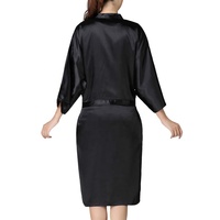 Vente flash : Robe kimono personnalisée avec logo imprimé et brodé, robe de salon de beauté en soie douce personnalisée, unisexe, pour spa, barbier, coiffeur