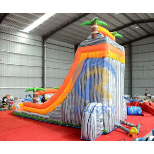 Tobogán Acuático Inflable Comercial <span class=keywords><strong>para</strong></span> Adultos con <span class=keywords><strong>Piscina</strong></span>, Diseño de Palmera <span class=keywords><strong>para</strong></span> Jardín Exterior - <span class=keywords><strong>Comprar</strong></span> Tobogán Acuático Inflable - Product Image 3