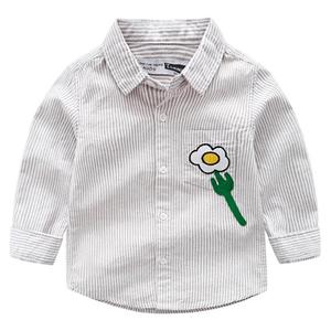 Boutique en ligne de vente en gros pour enfants : Chemises fantaisie à rayures florales pour garçons – Achat en gros depuis la Chine - Product Image 4