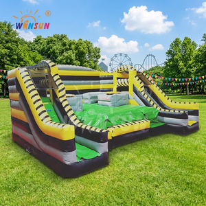 WINSUN Jeux sportifs gonflables pour adultes et enfants Cyclone Obstacle Parcours d'obstacles gonflable - Product Image 1