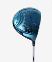 Driver de golf pour droitier avec manche en acier inoxydable forgé et usiné CNC et poignée en caoutchouc