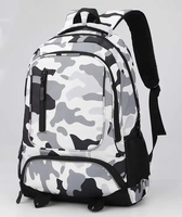 Sac à dos unisexe décontracté imperméable à fermeture éclair, style Normcore/Minimaliste, avec poignée rigide, idéal pour les voyages, l'école et l'usage quotidien – Vente Flash