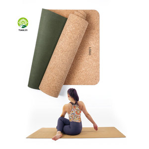 Tapis de gymnastique en liège écologique antidérapant, pliable, longueur et forme personnalisables, épaisseur sur mesure, découpe laser - Product Image 1