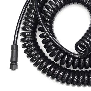 Cavo a molla personalizzato M12 maschio femmina assemblaggio cavo impermeabile per attrezzature per uso esterno e subacqueo - Product Image 4