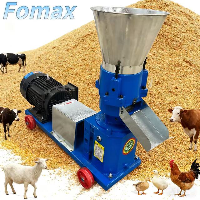 60-80kg/h Feed Pellet Mill Animal Feed Processing Machine Pellet Making Equipment for Poultry and Livestock