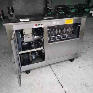 Machine industrielle verticale de découpe de pâte à pain et à beignets en petits morceaux et diviseuse-rondelleuse de pâte avec courroie - Product Image 4