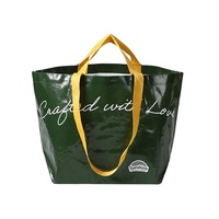 Bolsa de Compras de Diseño Personalizado Resistente, Impresión de Logotipo a Todo Color, Bolsa Reutilizable de Polipropileno Tejido Laminado