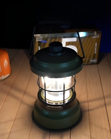 Lanterne de camping rechargeable, guirlande lumineuse LED extractible, IP44, portable, à intensité variable, température de couleur réglable, lumière de tente, Type-C 4