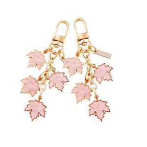 Porte-clés en alliage de zinc personnalisé, design mignon en forme de feuille ou d'animal, ornement souvenir en métal, cadeau - Product Image 2