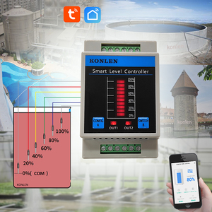 KONLEN DC5V AC110V 220V Tuya 탱크 수위 센서 WIFI 펌프 밸브 컨트롤러 누수 스마트 라이프 누수 경보 감지기 - Product Image 2