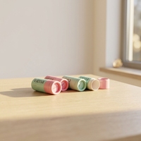 Récipient de baume à lèvres biodégradable personnalisé emballage de bâton de déodorant écologique tube de papier cylindrique vide en carton Push Up