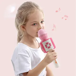 Mainan Senar Musik Anak, Mainan Karaoke Lucu Bernyanyi Plastik Mikrofon Alat Musik untuk Anak