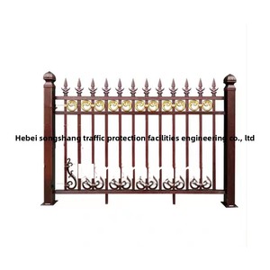 Wrought Iron Fence Corrosion Resistant Rustproof Customizable Outdoor Villa Courtyard Residential School Rural <strong>Wall</strong> <strong>Railings</strong> - Product Image 5