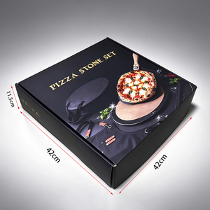 Cajas de Cartón Rígido para Pizza, Impresión a Color CMYK Personalizada al por Mayor, Fabricante de Cajas para Empacar Pizza para Llevar de Restaurantes - Product Image 3