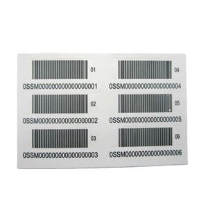 Service d'impression offset personnalisé, étiquettes de code-barres en <span class=keywords><strong>PC</strong></span>, PET, acrylique, autocollantes, anti-contrefaçon, pour ordinateur, appareil photo - Product Image 2