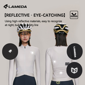LAMEDA Nouvelle Collection ODM – Vêtements de Cyclisme Hiver Premium pour <span class=keywords><strong>Femme</strong></span> : Maillots et Vestes Thermiques en Polaire de Haute Qualité - Product Image 6