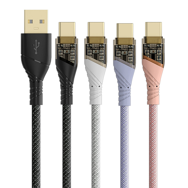Wholesale High Quality PD100W Micro Usb Type c to Usb c Cable Fast Charging for iphone Android Charger 5A Phone Data Cable