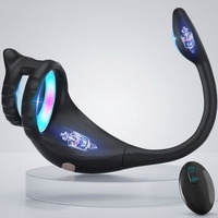 Télécommande Étanche pour Plug Anal, Anneau Pénien, Masseur de Prostate et Vibrateur pour Hommes