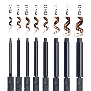 מקצועי קלאסי גל עמוק קרמי שיער קרמי-ptc, מסתובב חשמלי עם תצוגת טמפ' - Product Image 5