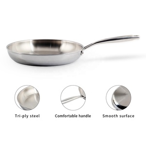 Tri-Ply Stainless Steel Fry <b>Pan</b> <b>Induction</b> Compatible,Frying <b>Pan</b>, Skillet, Cookware - Product Image 5