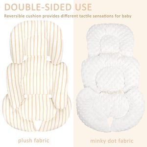 <span class=keywords><strong>Coussin</strong></span> d'insertion de siège de <span class=keywords><strong>voiture</strong></span> doux pour bébé <span class=keywords><strong>coussin</strong></span> de soutien de tête de siège de <span class=keywords><strong>voiture</strong></span> réversible avec 2 sangles coussinets - Product Image 3