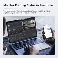 Caméra Creality Nebula NC01 1080p WiFi pour surveillance d'imprimante 3D en temps réel, détection de spaghetti, exposition manuelle
